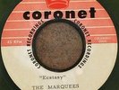 RARE Doo Wop 45 THE MARQUEES Ecstasy / Close to Me ACETATE Test Press Ohio HEAR