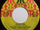 NEW GENERATION ORCH. + DANNY MERCADO: I'M NO FOOL rico SUPER LATIN SOUL 45 hear