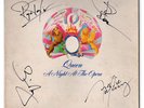 QUEEN - A NIGHT AT THE OPERA - SIGNED BY GROUP - VINYL LP SLEEVE ONLY, AUTOGRAPH