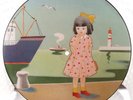 JAPAN PICTURE DISC VINTAGE 9inch SHELLAC SP 78rpm AKAI KUTSU / OYAMA NO OSARU