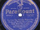 78-PRE-WAR BLUES-LUCILLE HEGAMIN/BLUE FLAME SYNCOPATORS on PARAMOUNT-HE MAY BE Y