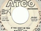 MARVA LEE If You Can't Be True ATCO 45 R&B northern soul 7