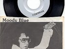 elvis presley 45 giri moody blue/make the world go away LIVE