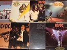 8x AC/DC LP's: Highway to Hell,Back in Black,For Those About to Rock,Dirty Deeds