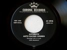 AUTO RACING SOUNDS CORONA RECORDS 503 NEAR MINT OUT OF PITTSBURGH  NOVELTY