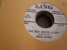 25A VG+ Northern soul Junior McCants King 6076 45 rpm PROMO the boy needs a