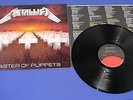METALLICA * Master of Puppets  LP Record Elektra Canadian