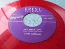 ROCKABILLY TEEN 45 LYNN MARSHALL EDDIE COCHRAN on RED CREST ''MY ONLY ONE''