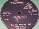 THE BEATLES All You Need I Love ORIG UK Parlophone R 5620 NO Ref