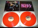 KISS ALIVE U.K. IMPORT RED VINYL 2LP SET WITH TOURBOOK PYE RECORDS CALD 5001