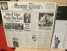 John Lennon/POB Some Time in New York City clean Apple w/petition & postcard