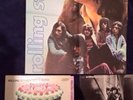 Set Of 2 Classic The Rolling Stones LP's With Rare Poster