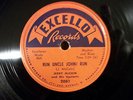 JERRY MCCAIN  - 78rpm EXCELLO #2081 - RUN UNCLE JOHN RUN