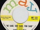 Sammy Taylor & Band - He Said She Said You Said - Killer Mod R&B Soul 45 HEAR
