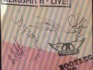 Aerosmith Live Bootleg LP   AUTOGRAPHED