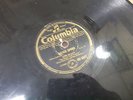 COLUMBIA SLIM DUSTY GRAMAPHONE RECORD SILVER SPURS,TINY BLUE SHOE