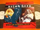 URIAH HEEP LIVE IN EUROPE 1979 UK 1986 1st Press 2 LP(Double LP) Black Sabbath