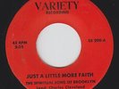 Black Gospel 45 - Spiritual Sons - Just A Little More Faith - Variety - mp3