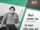 ADAMO - Chante en Néérlandais - WANT ZONDER JOU- 45T Pays Bas
