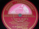 ADRIEN ADRIUS - La java bleue / Ohé les copains - Fréhel - 78 tours Gramophone