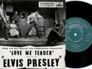 Elvis Presley Rare UK EP Love me tender HMV 7EG 8199 VG+ 1957 MONO