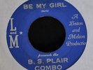 HEAR IT OBSCURE NC SOUL GARAGE 45 B.S. Plair Combo L and M 224 You Hurt Me Baby