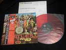 The Beatles Sgt Pepper’s Lonely Hearts Club Japan Red Wax Vinyl LP w/OBI Mono