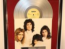 Queen, II, mit Cover, Platin Record, Platin Schallplatte, Award, gold