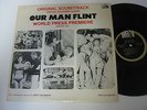 Our Man Flint LP RARE World Press Premier Jerry Goldsmith Soundtrack