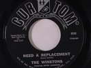 rare Soul 45 WINSTONS need a replacement CURTOM Listen