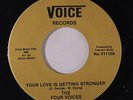 rare Northern Soul 45 FOUR VOICES on VOICE Hear