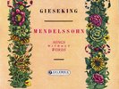 GIESEKING Piano MENDELSSOHN Songs Without Words COLUMBIA 33CX-1479 Blue/Gold NM