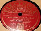 Furtwangler Beethoven Symphony n°7 Electrola DB 9516/0 German 5x78rpm 12” E+.