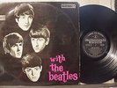 With The Beatles LP OZ Original Black/Silver Stereo Pressing Rare near EX