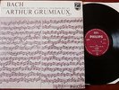 BACH VIOLIN SONATA/PARTITA LP GRUMIAUX PHILIPS AL3472 MONO MAROON