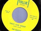 Beatles Twist And Shout There's A Place Tollie 9001 Yellow w/Turquoise Print VG+
