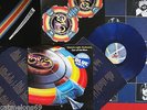 ELO SUPERB UK 1ST BLUE VINYL 2 LP 1977 + SPACESHIP + POSTER + INNERS OUT OF BLUE