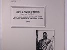 REV. LONNIE FARRIS: 1962 LP rare Blues & R&B