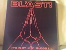 BL'AST it's in my blood LP *RARE & OOP* HC punk BLACK FLAG sst SKATE ROCK