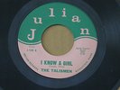 TALISMEN I KNOW A GIRL JULIAN orig US GARAGE ROCK R&B  7