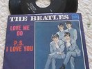 The Beatles-Love Me Do/PS I Love You-Tollie Picture Sleeve & Vinyl 45