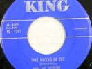 ANNA MAE WINBURN 45 That Knocks Me Out KING Instrumental R&B 1953 #BB1423