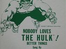 The TRAITS Nobody Loves The HULK 1969 US ORG 7