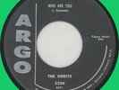 ORBITS Who Are You / Mr. Hard Luck 45rpm Argo 1958 original
