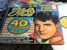 ELVIS PRESLEY - LES 40.. 40 HITS - FRENCH TITLES - CANADA 2- LP SET ----  K   L