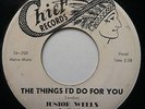 JUNIOR WELLS the things id do for you 45 CHIEF --- r&b blues soul --- LISTEN