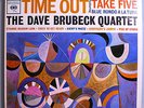 DAVE BRUBECK QRT+PAUL DESMOND TIME OUT RARE ORIG '59 COLUMBIA SIX EYE STEREO LP