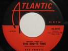 RAY CHARLES    NIGHT TIME IS THE RIGHT TIME   RARE ORIG 1958 45 VG++