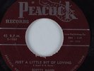 Doo Wop Blues 45 SCOTTY MANN Just a Little Bit of Loving PEACOCK HEAR VG++