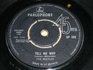 The Beatles Export Vinyl Parlophone Record If I Fell, Tell Me Why.